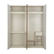 Index Haze Wardrobe 4 Doors Light Grey