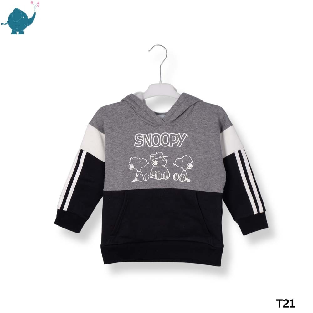 Max & Mia Kid Hoodie T21 Dark Grey 5T