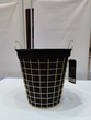 LHI236BLK Lock & Lock Laundry Basket With Bag ( Large ) 300 x 300 x 345MM (Black)