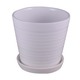 Porcelian Flower Pot With Base 10X10X10CM No.96