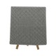 S & J's Double Bedsheet Grey Tiny Checked SJ-106