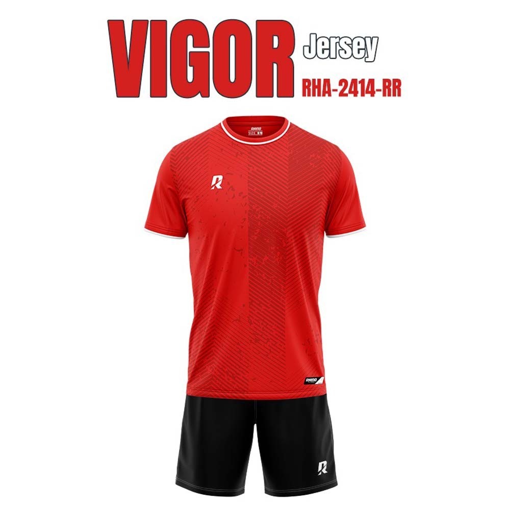 Rhino Vigor Jersey Red RHA-2414-RR-Large