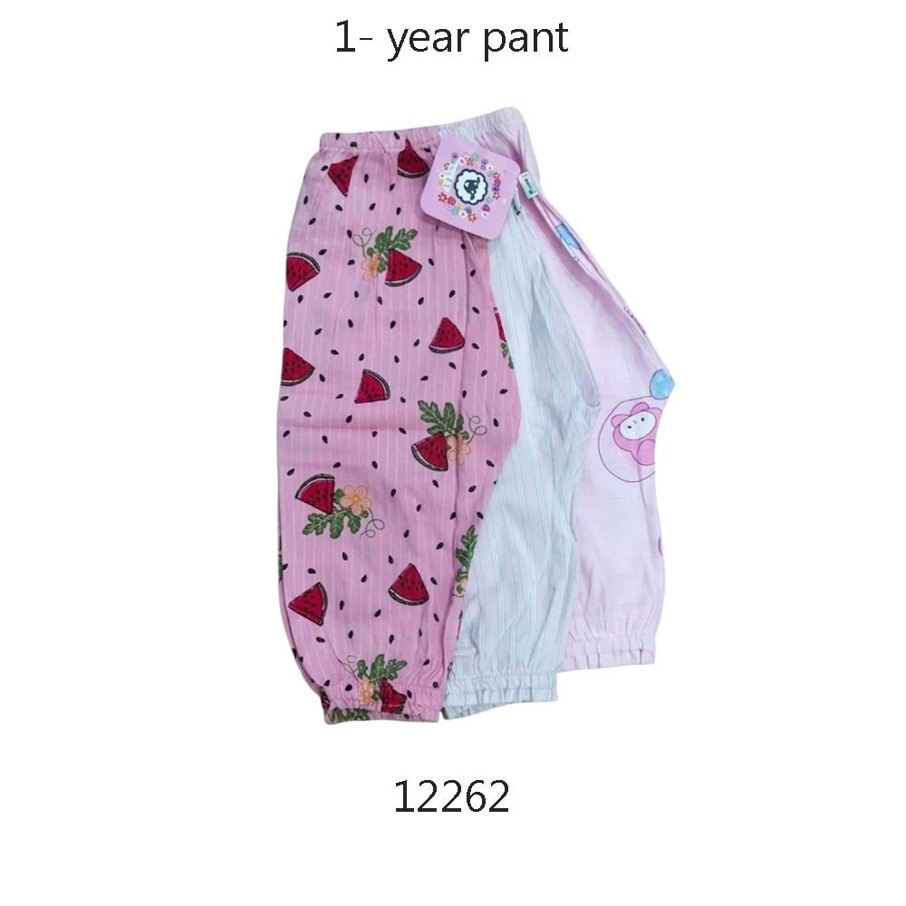 Baby Cele Newborn Cotton Pant 12262 1-Year (Random)