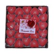 Uncle Gyi Heart Shaped Tea Light Candles Set (25PCS x 1Box) CL-3