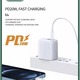 JA-016 QINGYA Series PD60W Fast Charge Data Cable (1 meter) (Type-C to Type-C) White