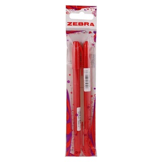Zebra Ball Pen 0.7 Fine 2 Red