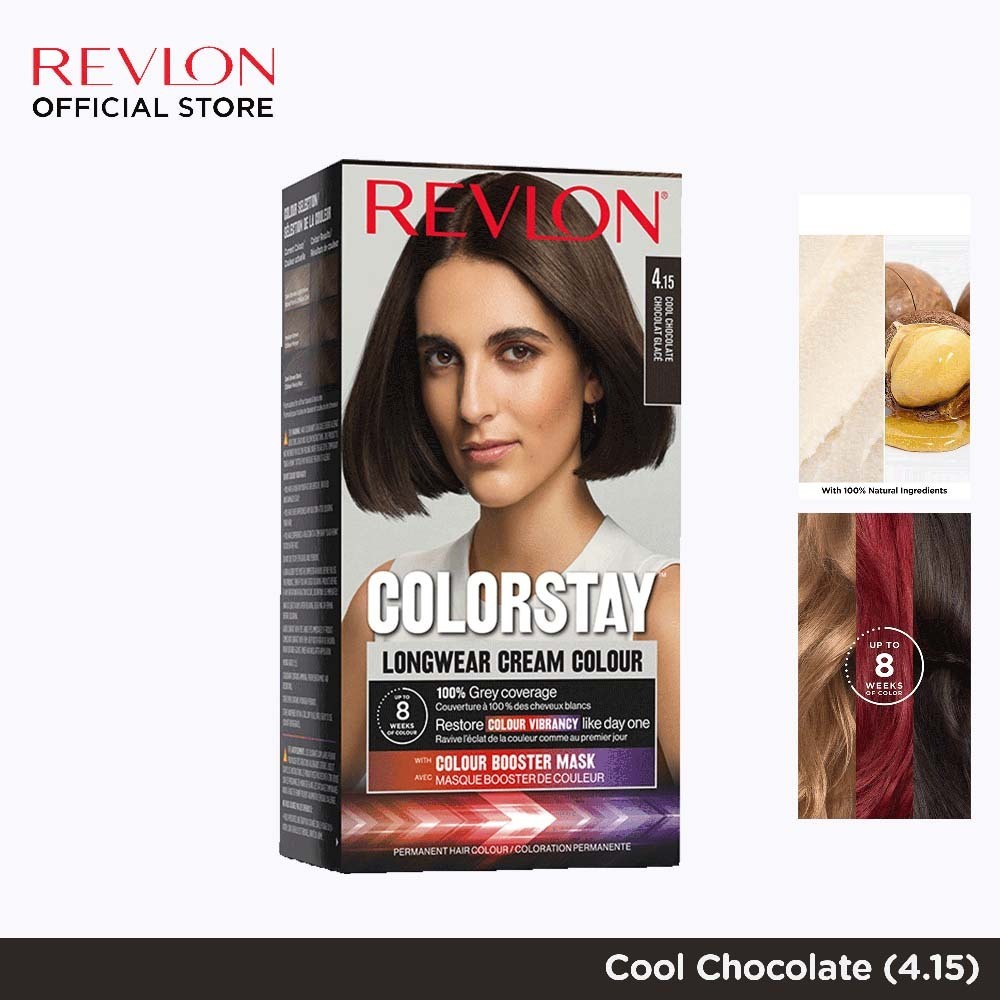 Revlon ColorStay Longwear Cream Color Hair Colouring (4.15 Cool Chocolate)