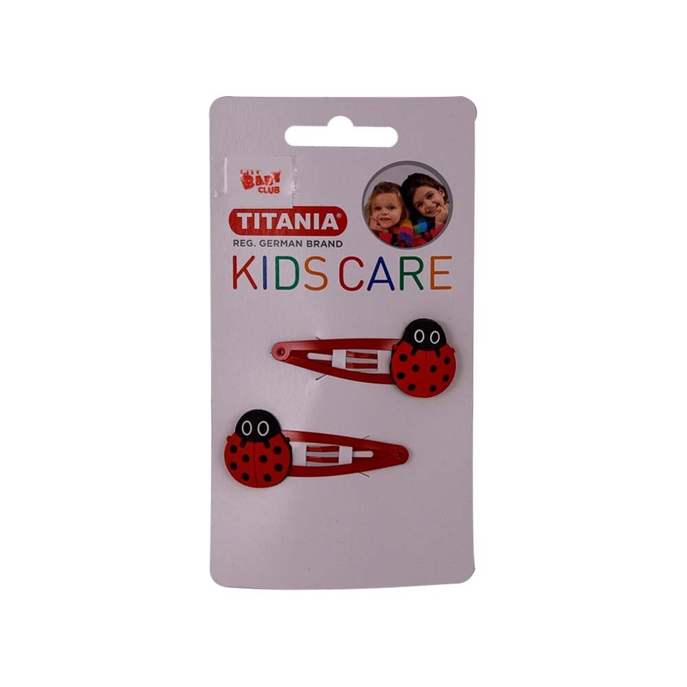 Titania Baby Hair Clip Ladybug 2PCS No.8510