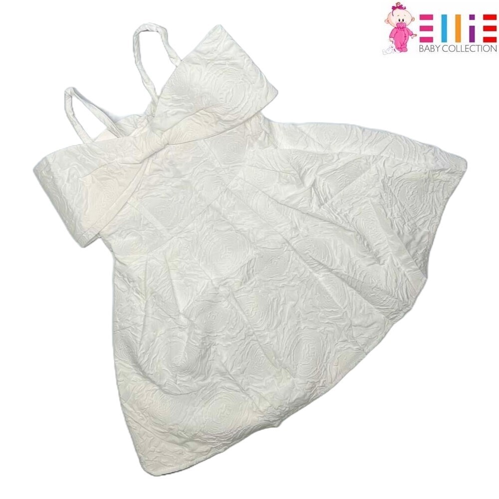 Ellie Baby Formal Dress White 6T CMO14