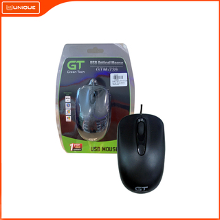 GTM-739 USB Optical Mouse L102 X W60 X H39MM (White+Gray) 082567