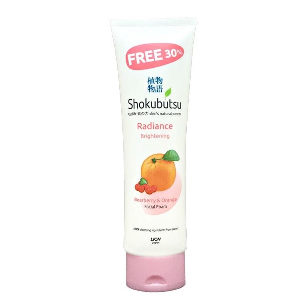 Shokubutsu Facial Foam Radiance Brightening 130G