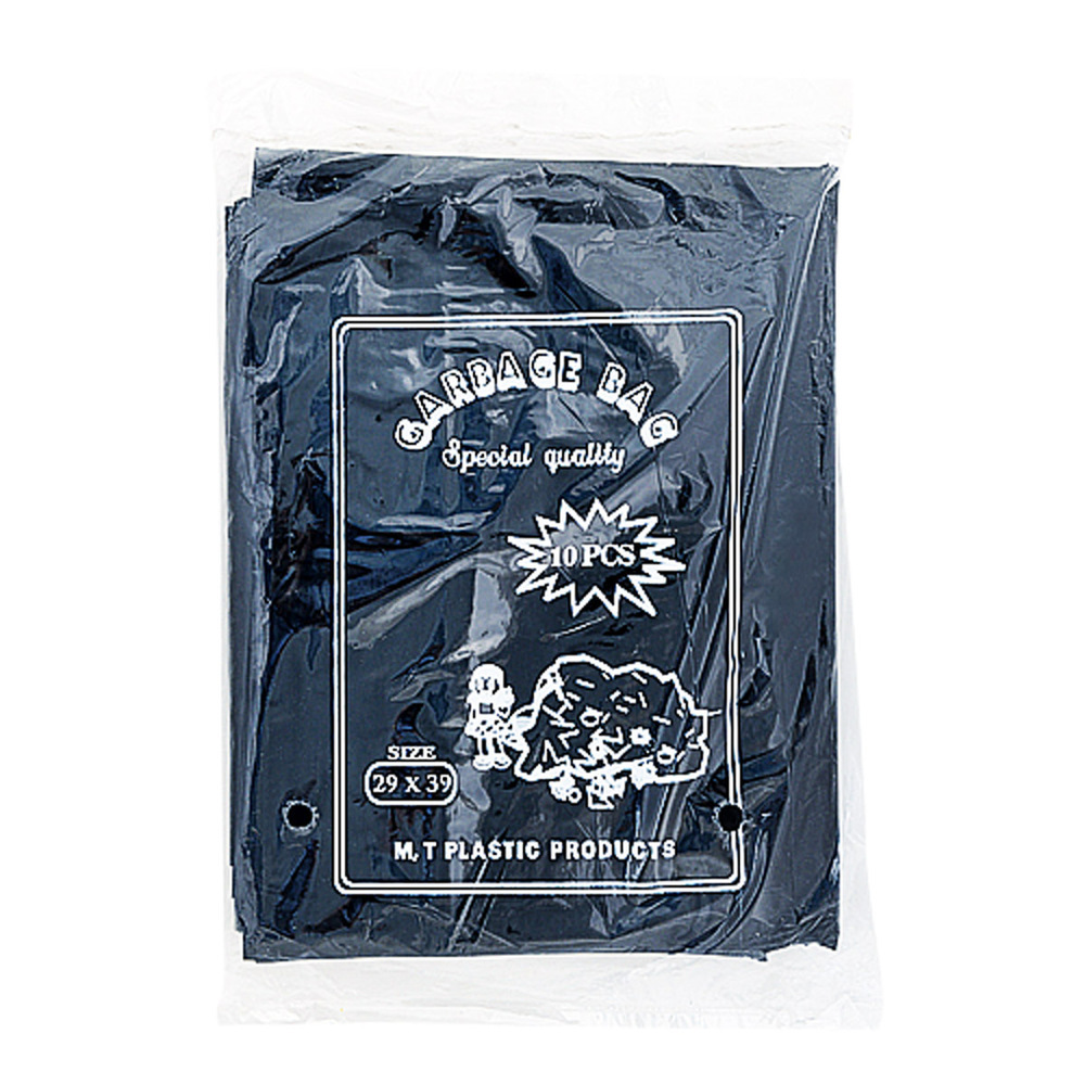 DMT Garbage Bag 29x39IN 10PCS Black