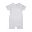 Te Te & Ta Ta Short Romper Short Sleeves White 6-9 Months (2Pcs/1Set) KRP-S102