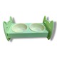 Gue Pet Cat Bowl With Stand Green