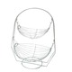 NWM 2-Tier Stainless Steel Swing Fruit Rack FB-101-2