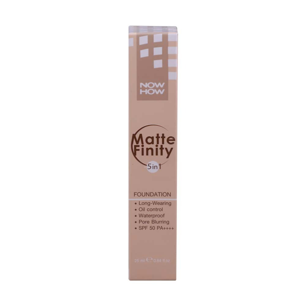 Now How Matte Finity Foundation 25ML NBCUFN C2