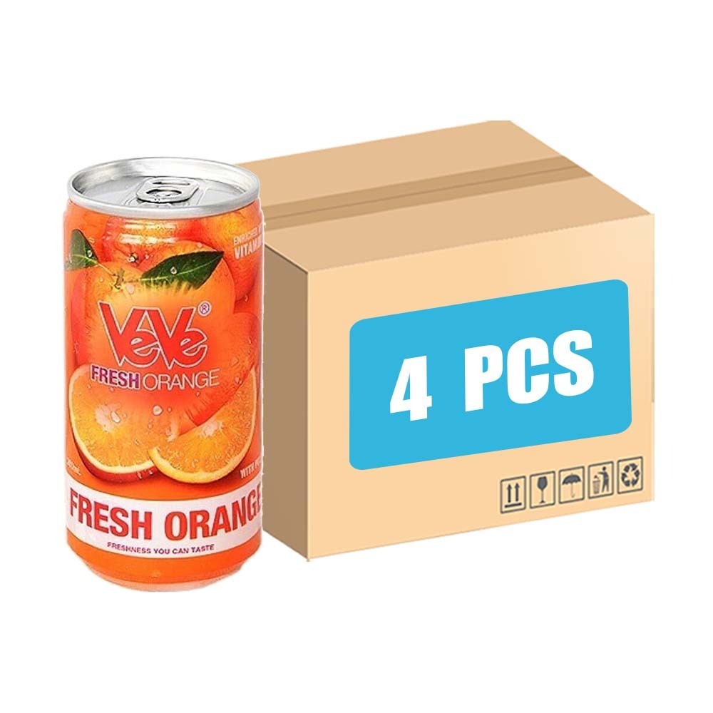 Ve Ve Juice Orange With  Pulp 260MLx4PCS
