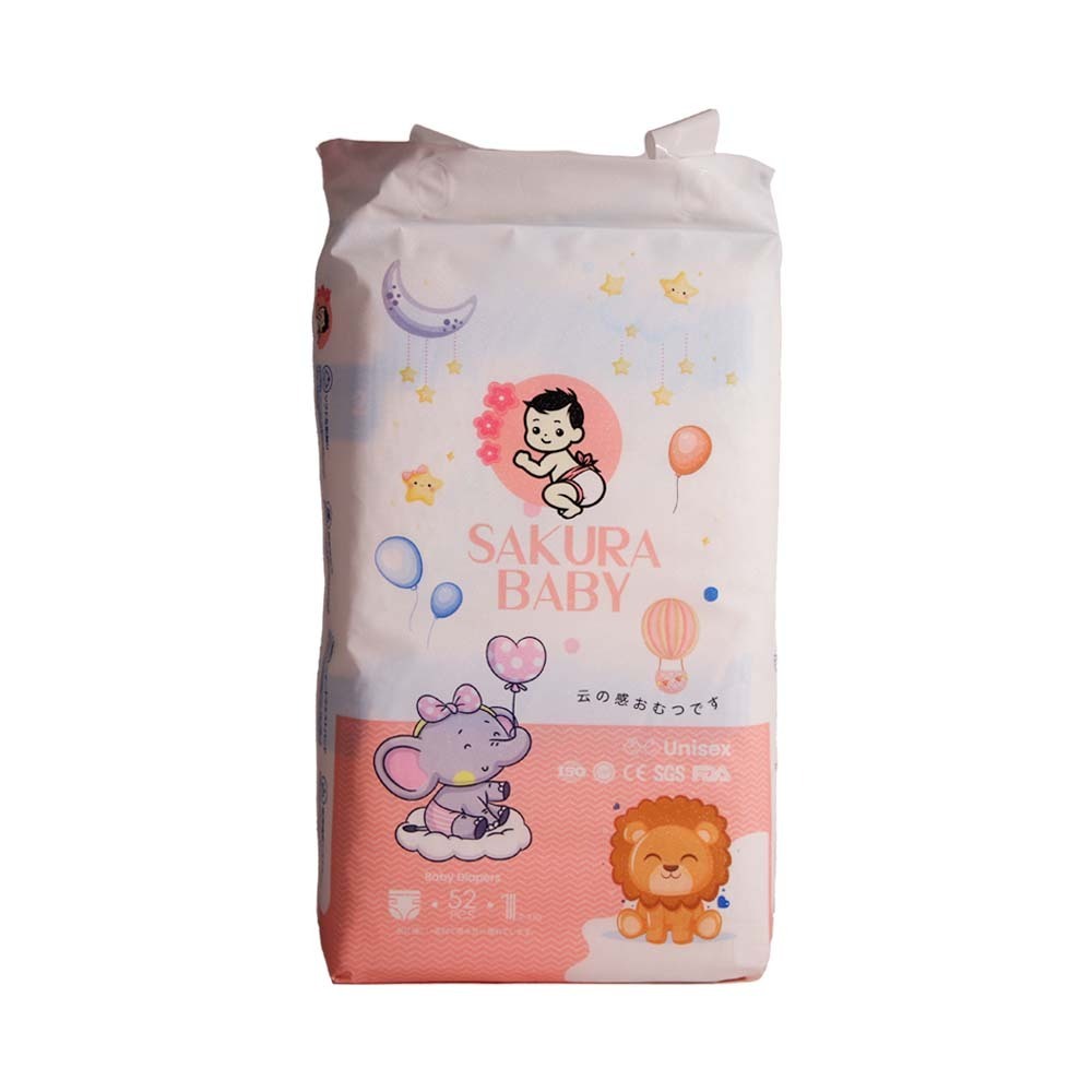 Sakura Baby Diaper 52PCS No.1 (NB)