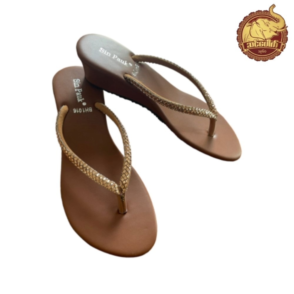 Sin Pauk Women Leather Sandal (Design-10,No-35) BH1-016