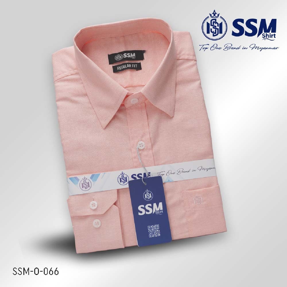 Oxford Shirt Long Sleeve Large (Apricot Orange) SSM-O-P-L-066
