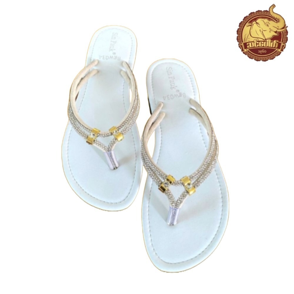 Sin Pauk Women Leather Slipper (Design-2,No-37) BGW-034