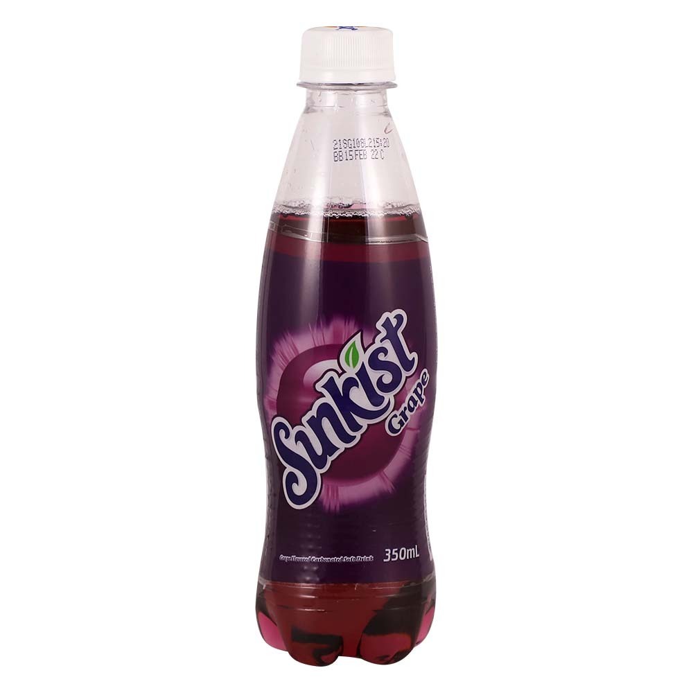 Sunkist Grape Carbonated Soft Drink 330ML