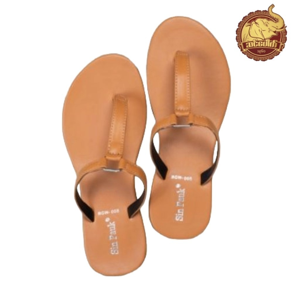 Sin Pauk Women Leather Slipper (Design-3,No-37) BGW-008