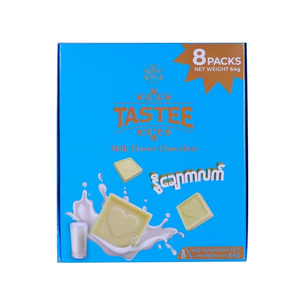 Tastee Milk Flavour Chocolate 8PCS 64G