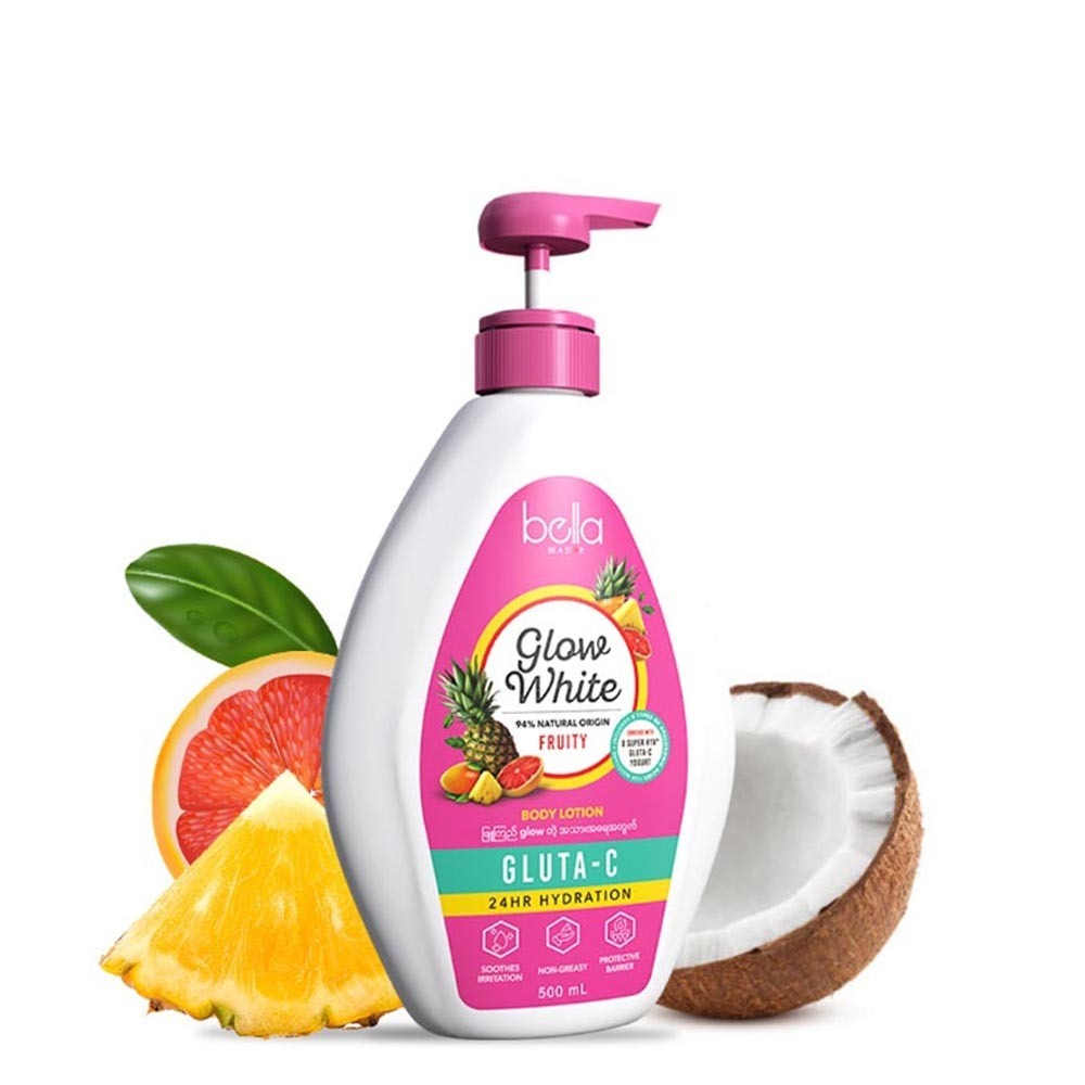 Bella Glow White Gluta-C Fruity Body Lotion 500ML