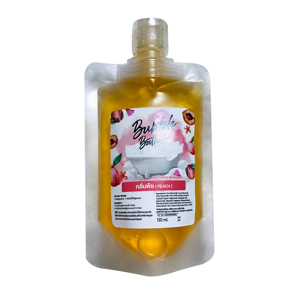 Maldives Bubble Gel (Peach) 130ML