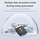 WIFI 6 286.8Mbps USB Dongle 2.4GHz Mini USB WiFi Card Adapter COM0001037N