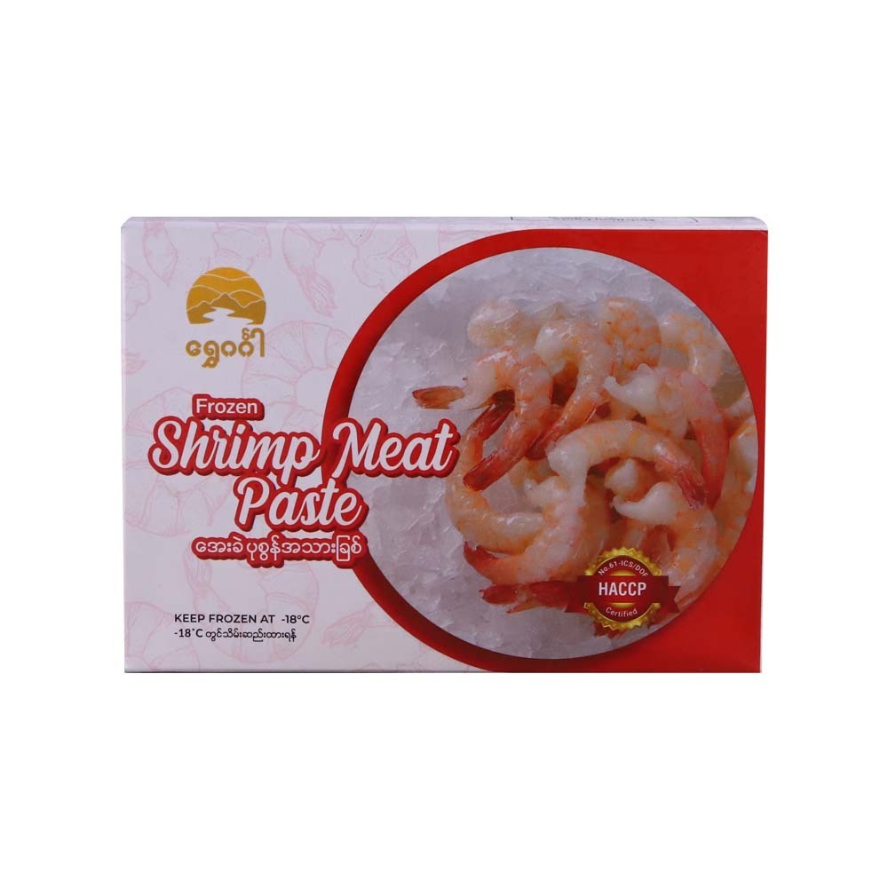 Shwe Ginga Frozen Shrimp Meat Paste 500G