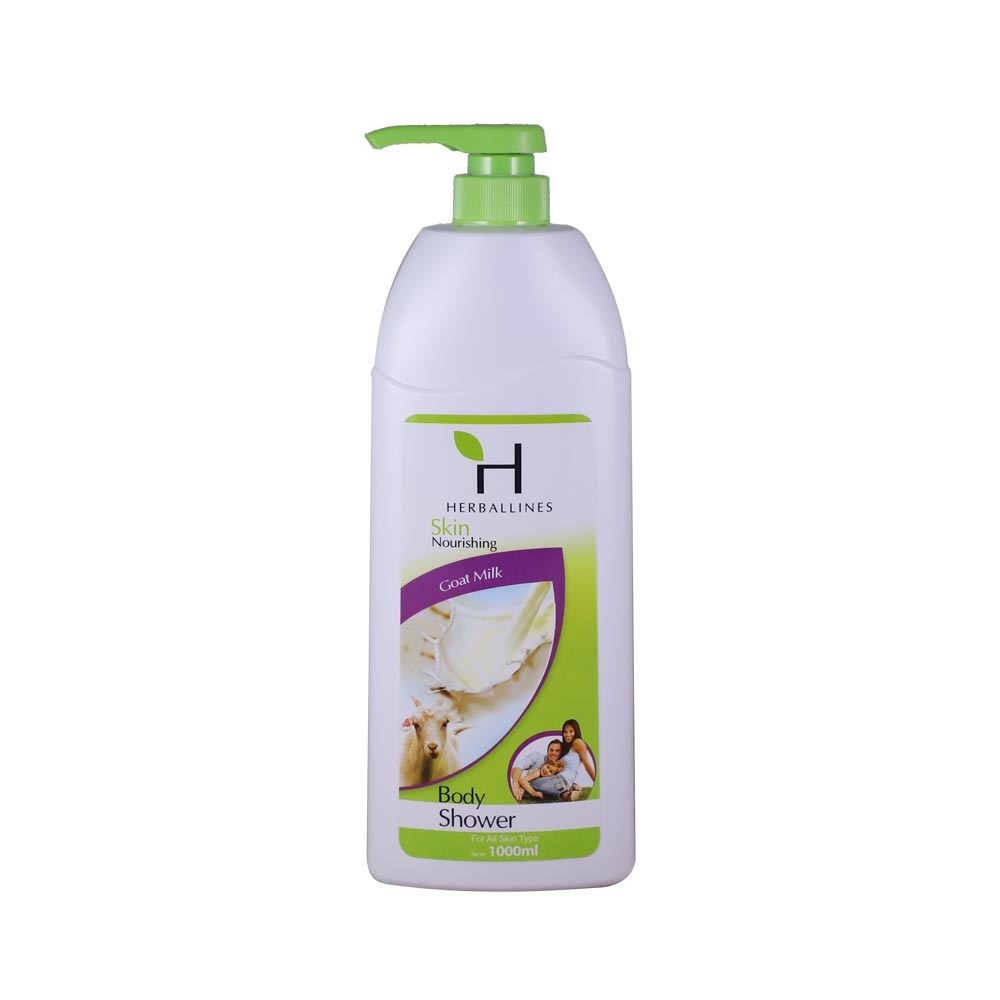 Herballines Skin Nourishing Body Shower 1000ML (Goat Milk)