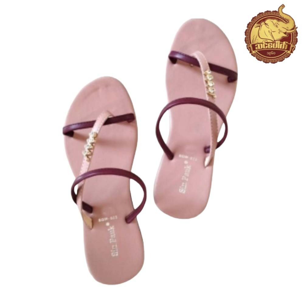 Sin Pauk Women Leather Slipper (Design-2,No-40) BGW-023