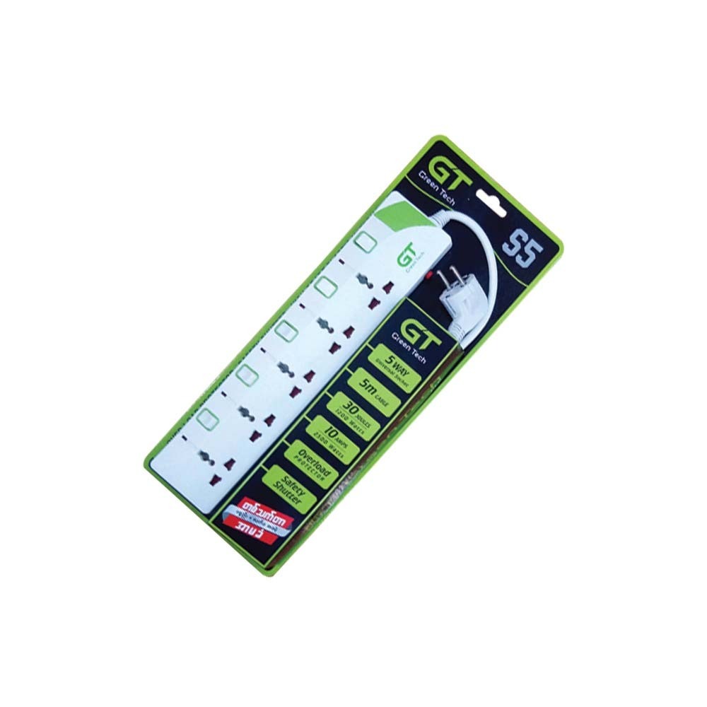 Green Tech Socket GTS - S5 White Green 