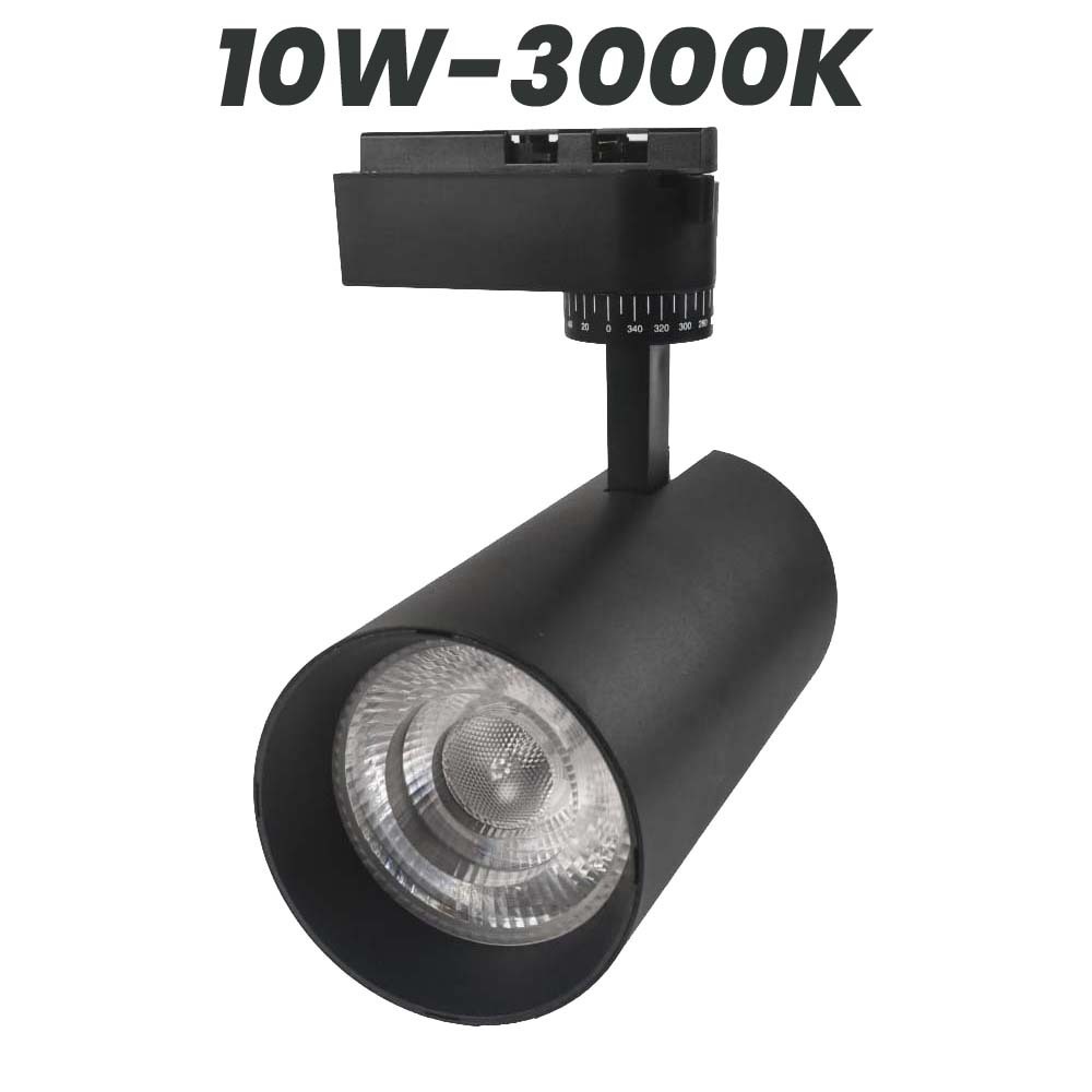 Wellmax Eagle Eye Premium Track Light Black 10W 3000K