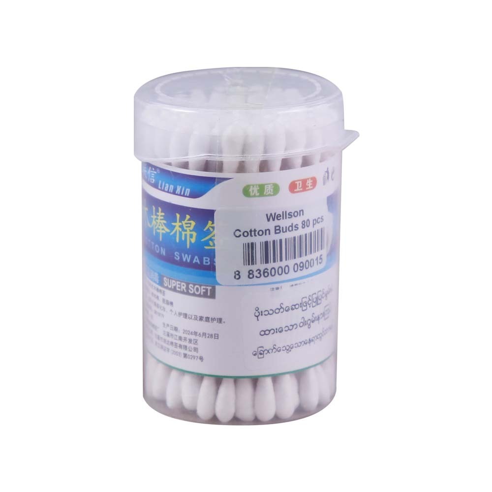 Wellsons Baby Cotton Buds 80PCS