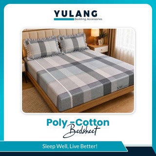 Yulang Poly Cotton Bedsheet Set Single (3PCS) YGJEB6-7508