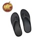 Sin Pauk Men Leather Slipper YS-004 Black (No-43)