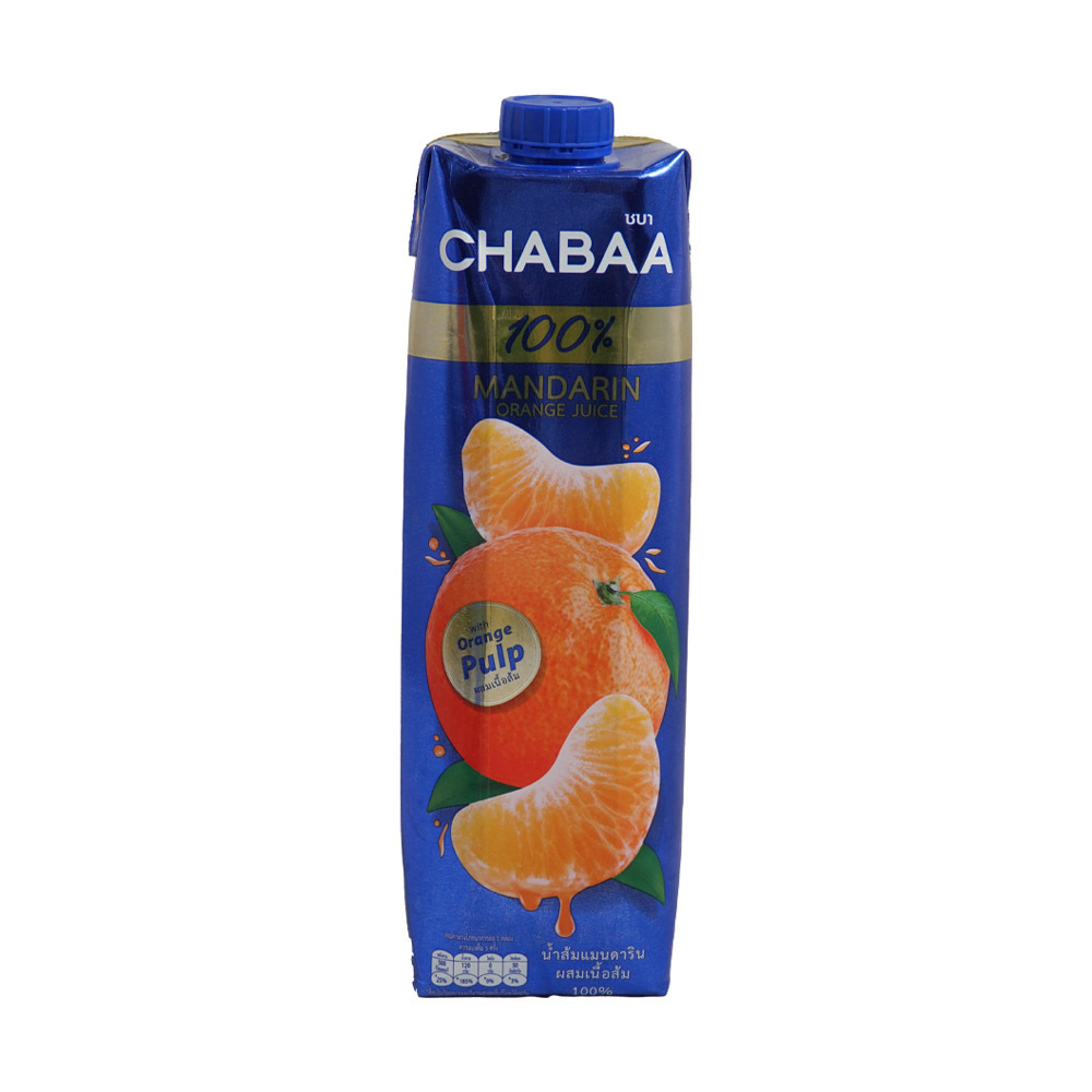 Chabaa 100% Mandrine Orange Fruit Juice 1LTR