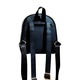 Konoko Leather With Cotton Backpack S Size (Black)