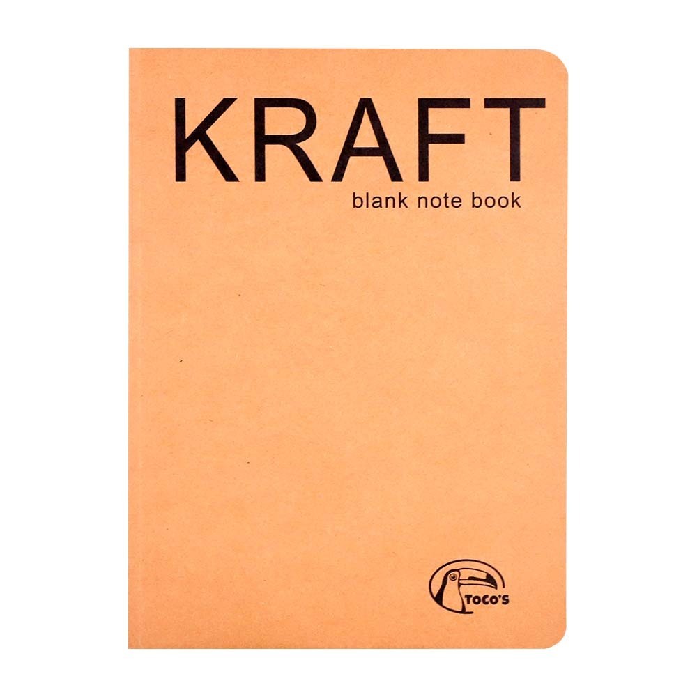 Toco`S Kraft Blank Note Book TCKBN-23B