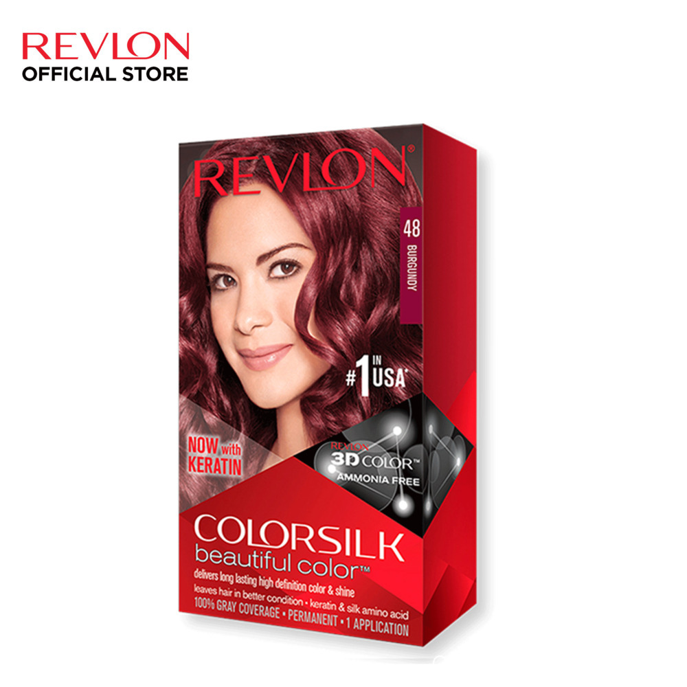 Revlon ColorSilk Beautiful Color Hair Coloring (48 Burgundy)