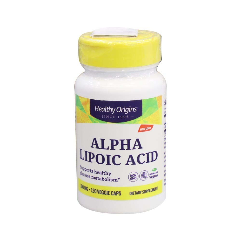 Healthy Origins Alpha Lipoic Acid 100MG 120PCS