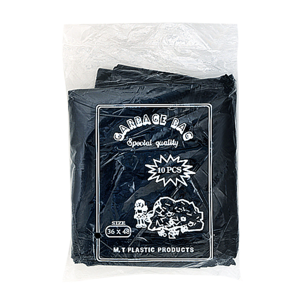 DMT Garbage Bag 36X48IN 10PCS (Black)