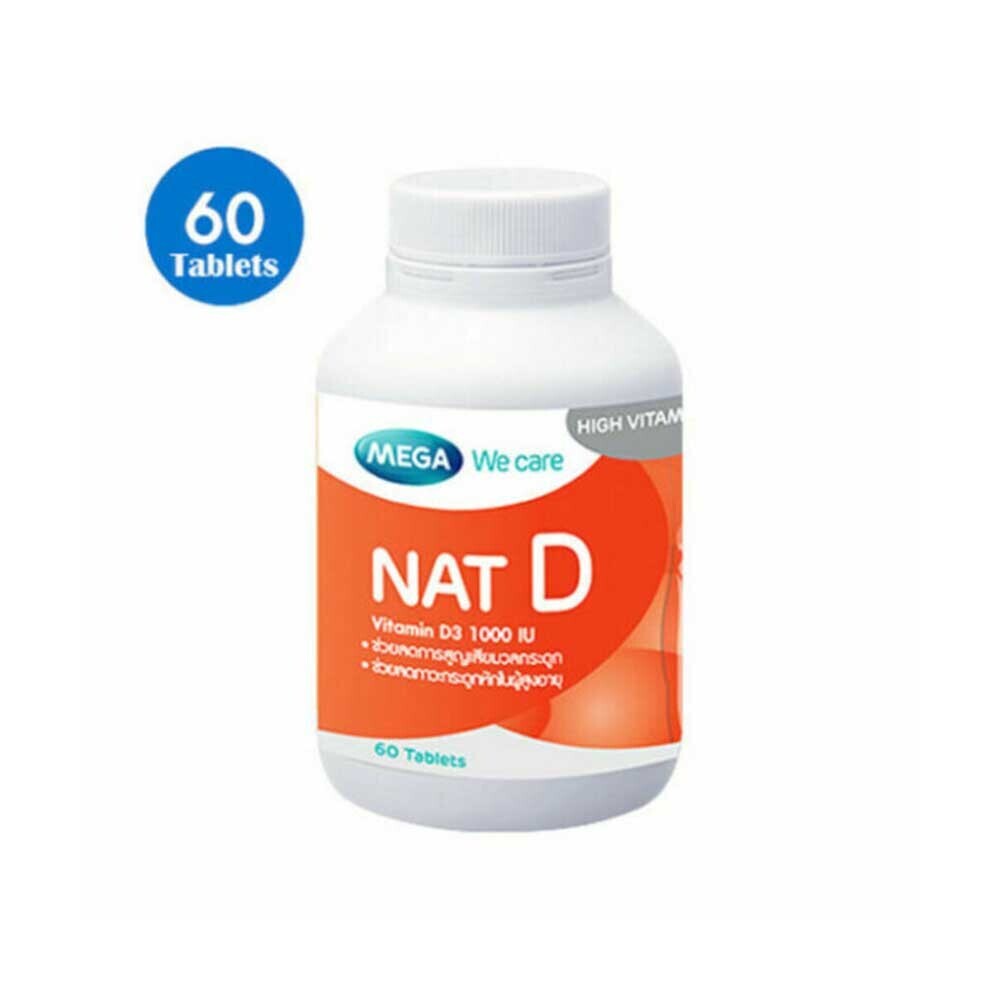 Nat D Vitamin D 1000 IU 60Tablets