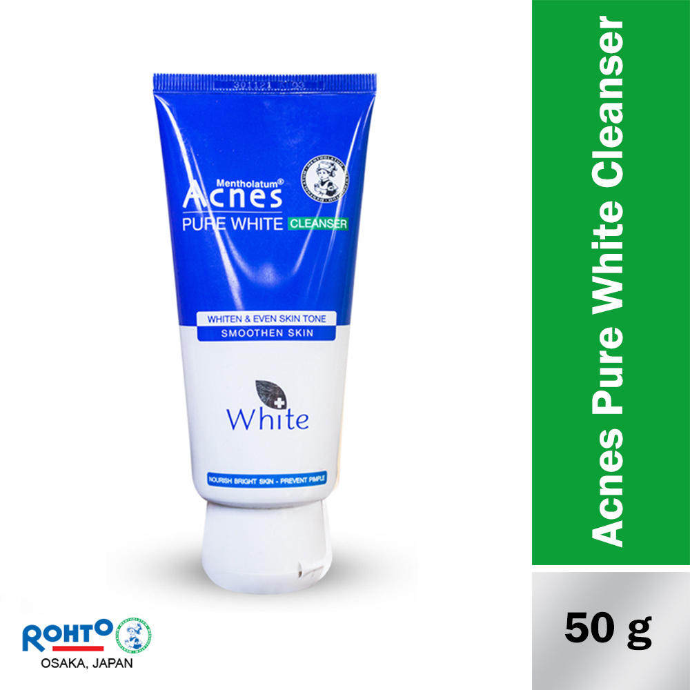 Rohto Acnes Pure White Facial Wash 50G