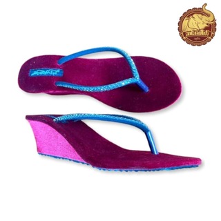 Sin Pauk Poe Khwar Myint Velvet Sandal Diamond Strap (Design-3,No-36) BGK-006-A