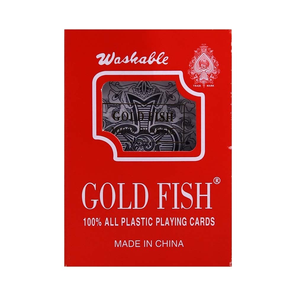 Gold Fish Plastic Playing Card