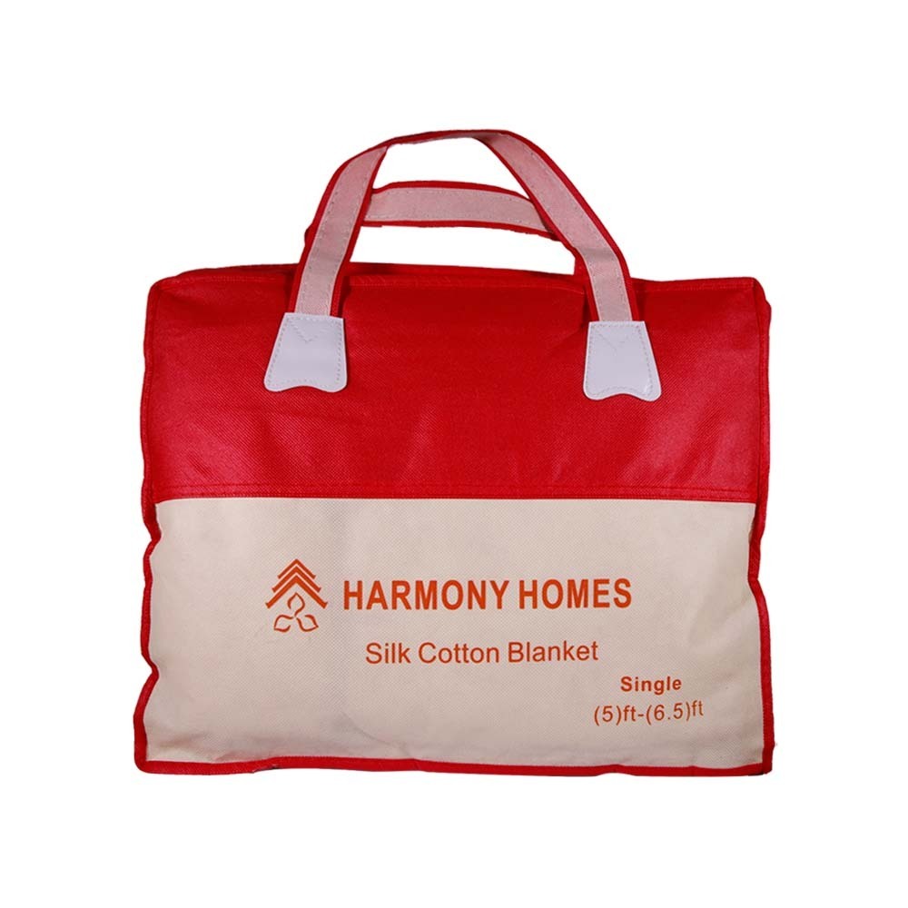 Harmony Homes Cotton Blanket 5x6.5ft Cream
